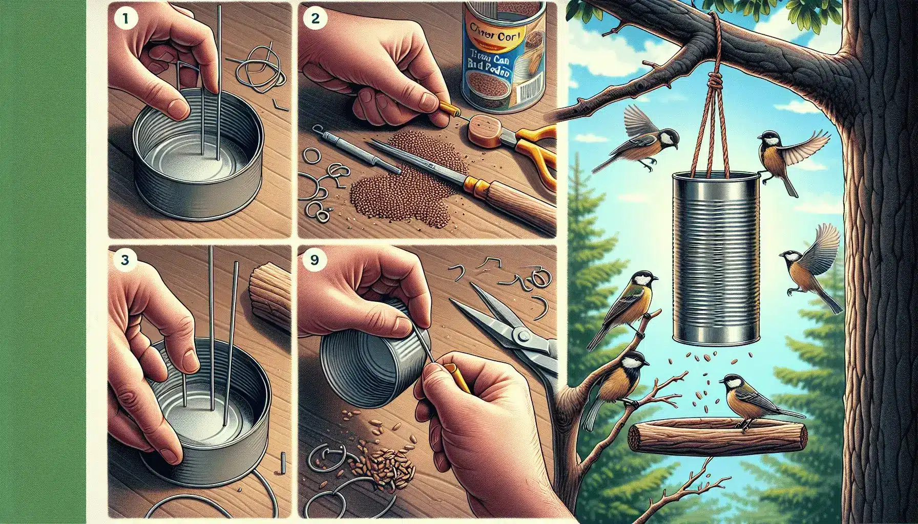 DIY bird feeder A step-by-step guide to making your own bird feeder