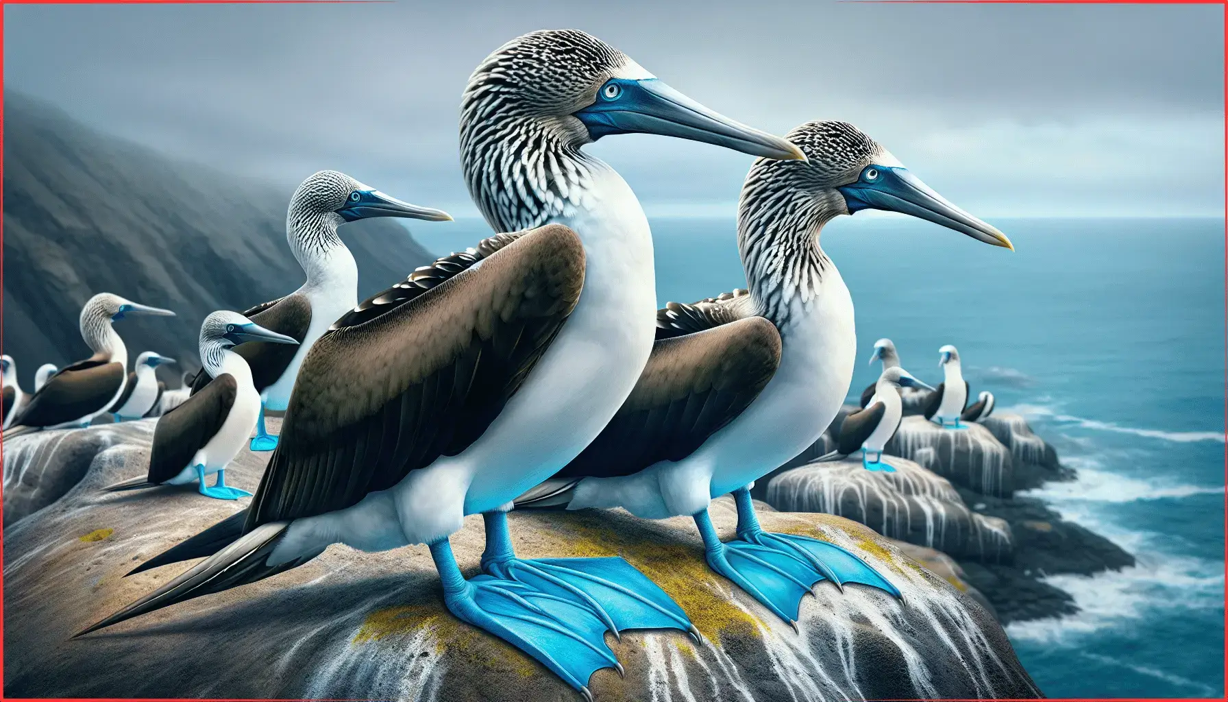 Discover the fascinating courtship rituals of the Blue Footed Boobie birds, a unique species known for their captivating biology and behaviors.
